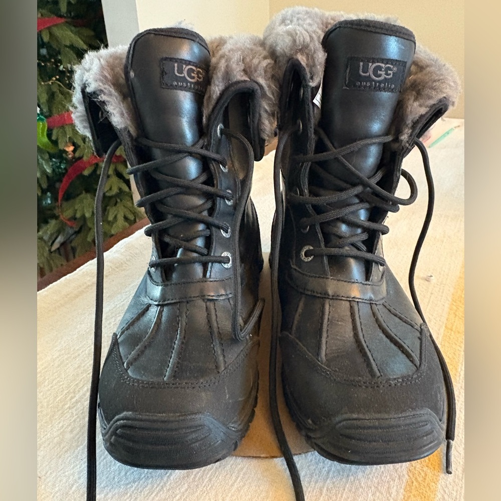 UGG Black Adirondack Winter Boots